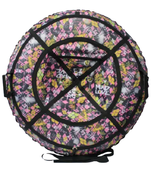 Надувні санки NT Ромбік Ватрушка 100 см Різнокольоровий (0933) Надувні санки NT Ромбік Ватрушка 100 см Різнокольоровий (0933)