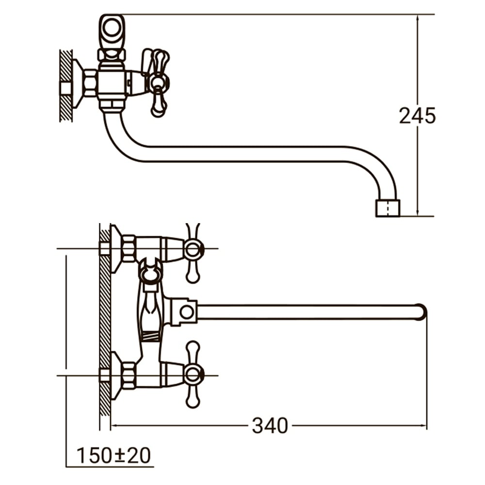 Смеситель для ванны Aquatica PM-5C457C (17217) - фото 6