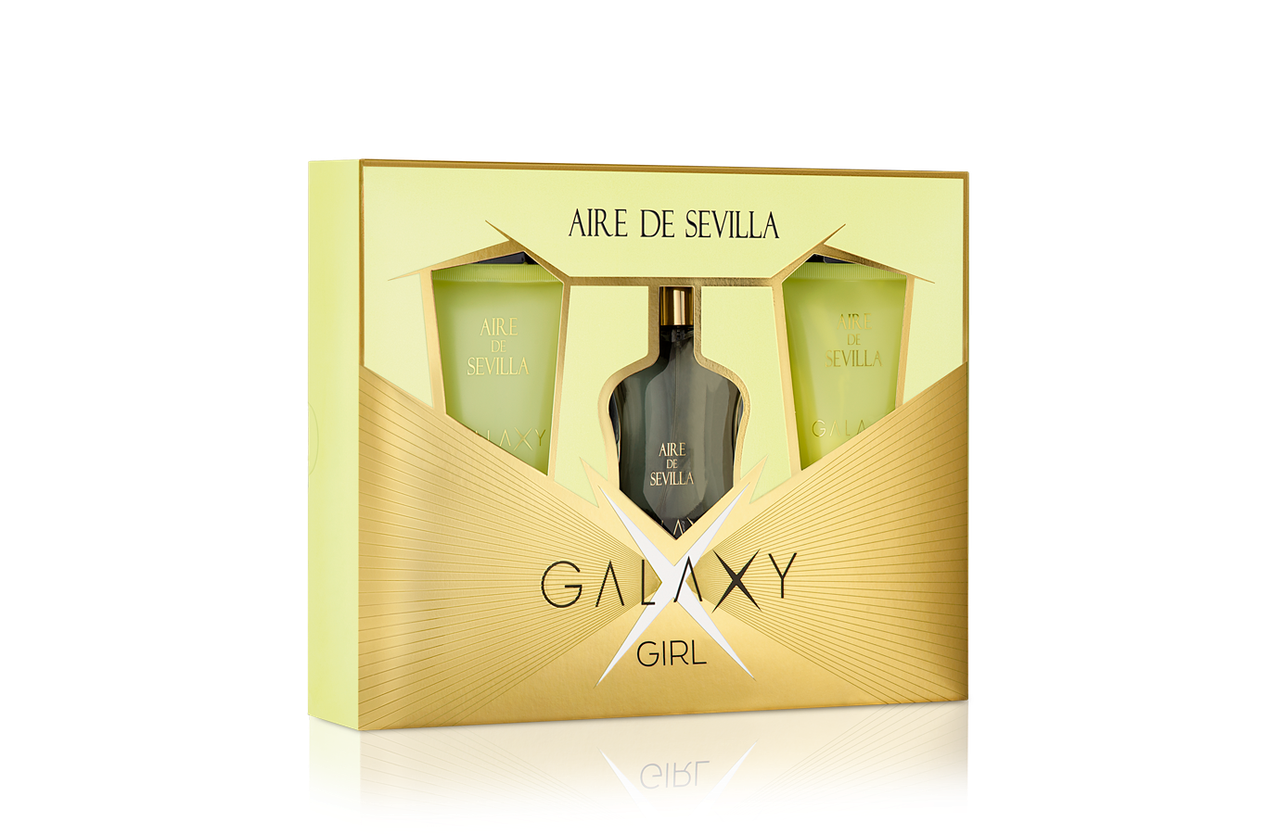 Подарочный набор женской парфюмерии Instituto Espanol Aire De Sevilla Galaxy Girl