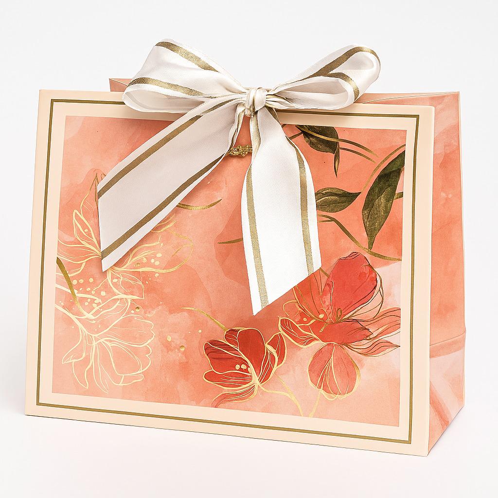 Пакет подарочный бумажный R97031-M 32х26х11 см