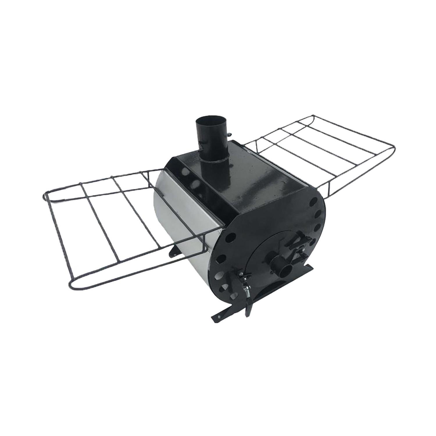 Печь твердотопливная металлическая Бабочка с варочной плитой (31234687)