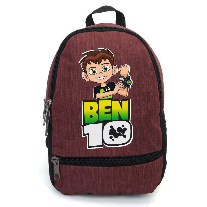 Школьный рюкзак подростковый Cappucino Toys с принтом Ben 10 BTN 12,5 л Бордовый (1644581910)