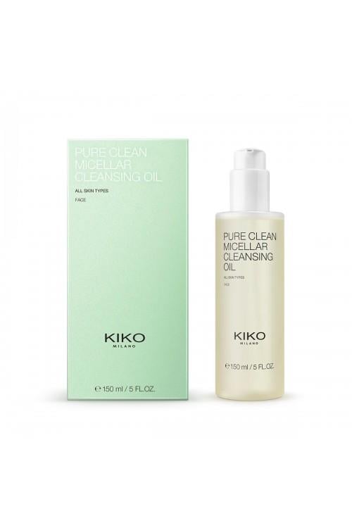 Міцелярна олія для зняття макіяжу та очищення обличчя KIKO MILANO NEW Pure Clean Micellar Cleansing Oil 150ml
