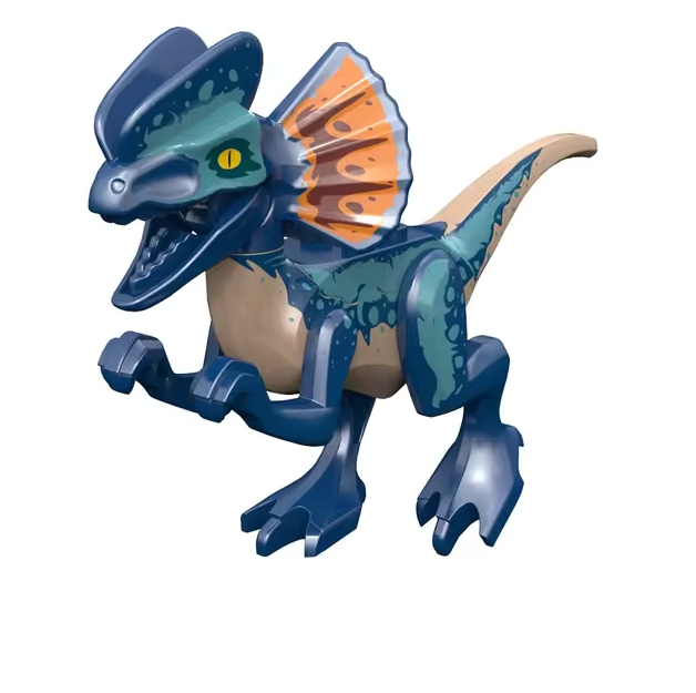 Конструктор Дилофозавр Jurassic World 12х8,5 см Синий (34640570)