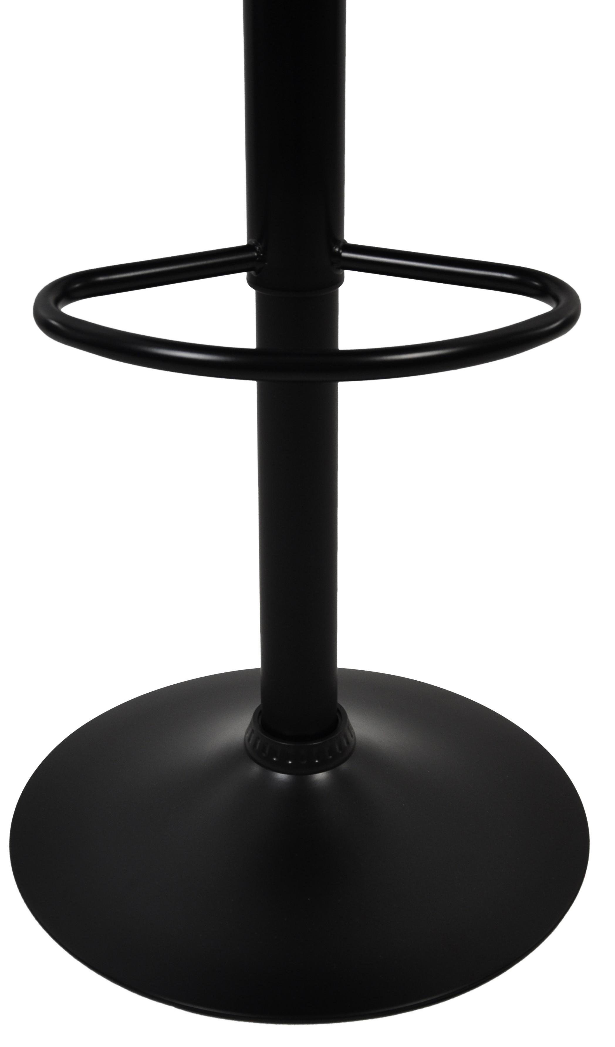 Барный стул со спинкой Bonro B-087 Черный (3838) - фото 5