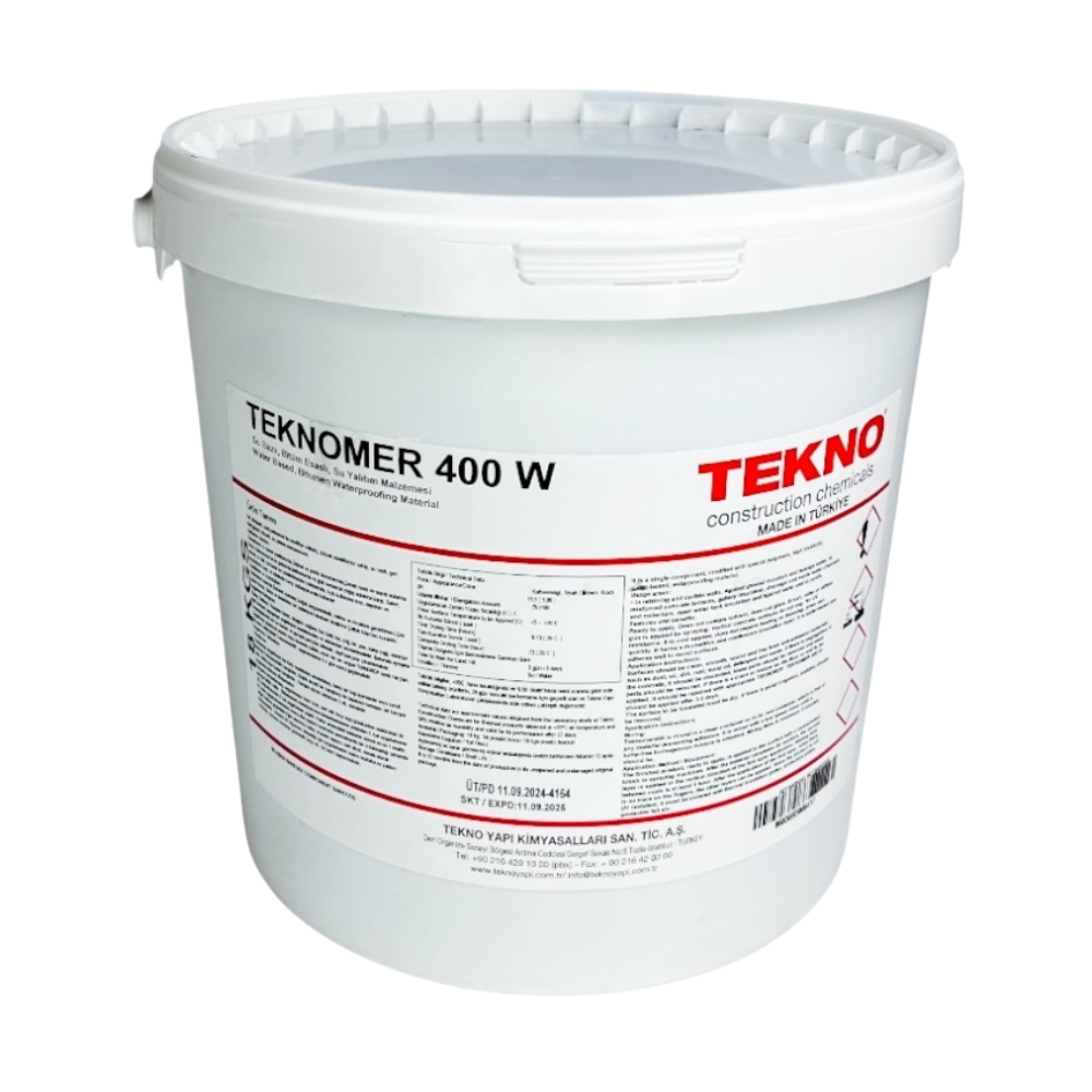 Мастика бітумно-полімерна високоеластична Teknomer 400 W 18 кг (22669895) Мастика бітумно-полімерна високоеластична Teknomer 400 W 18 кг (22669895)