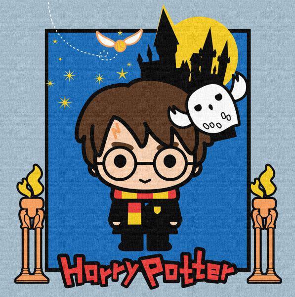 Картина по номерам Ideyka Harry Potter: Тайны замка 25х25 см (Id-KHO1367)