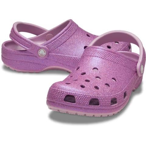 Сабо Crocs Classic Iridescent Glitter р. 40-41 Hydrangea (31936722)