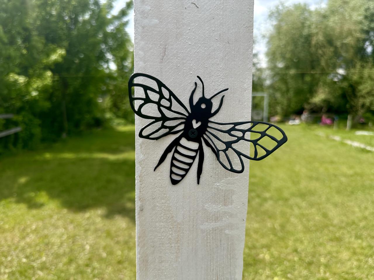 Декор для беседки/сада/двора набор бабочек из металла 3 (DCR079) - фото 3