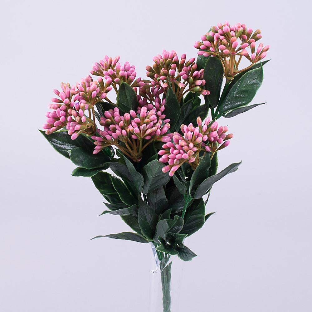 Искусственные цветы Букет каланхоэ пластик Розовый (3844-2)