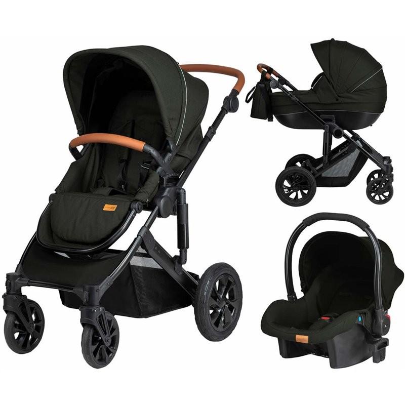 Коляска для дитини універсальна FreeON Trio Comfort 3в1 Black (sel24_21325) - фото 3