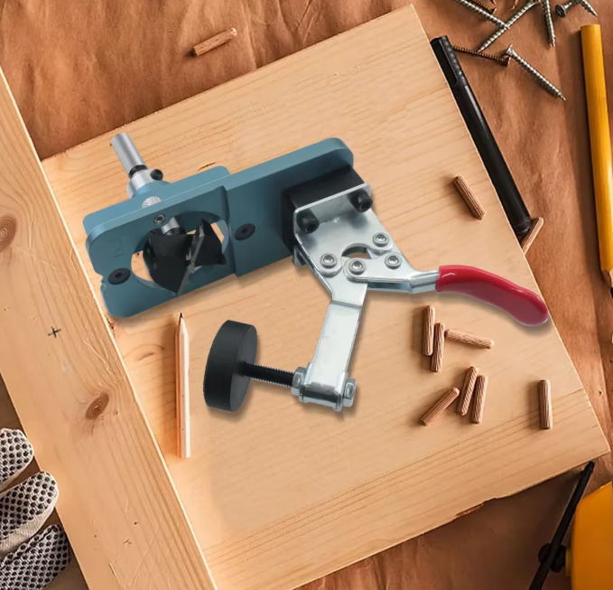 Кондуктор с зажимом для сверления отверстий под петли 35 мм (23133989) - фото 10 Кондуктор с зажимом для сверления отверстий под петли 35 мм (23133989) - фото 10