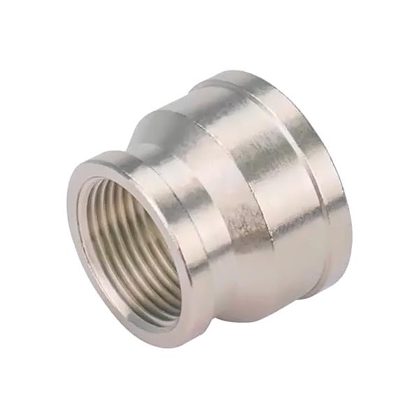 Муфта редукционная ВВ Karro 1/2"x3/4" никелированная