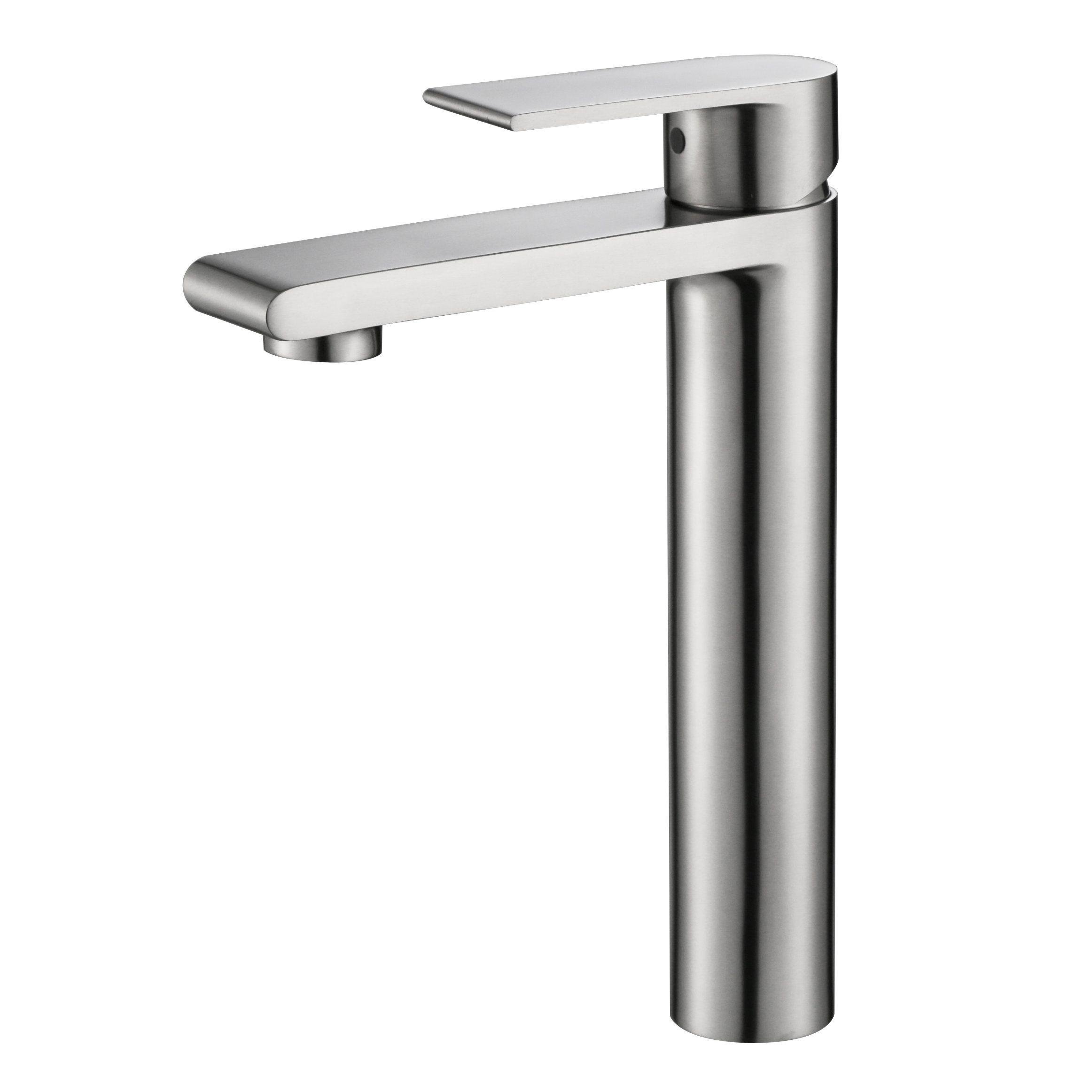 Смеситель для умывальника Gappo G1099-22 высокий однорычажный Сатин (115047)