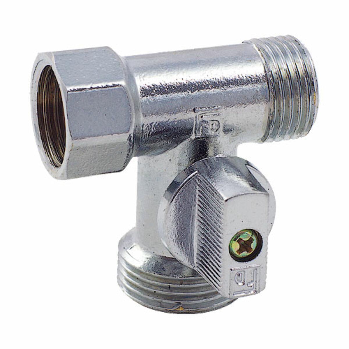 Кран для сантехнічних приладів FADO S.r.l 1/2x3/4x1/2" прохідний (TK-KZ55)