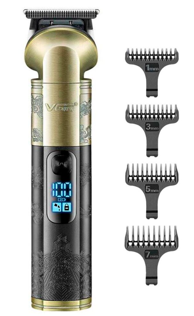 Машинка для стрижки волос аккумуляторная VGR V 296 беспроводная 4 насадки (36914947)