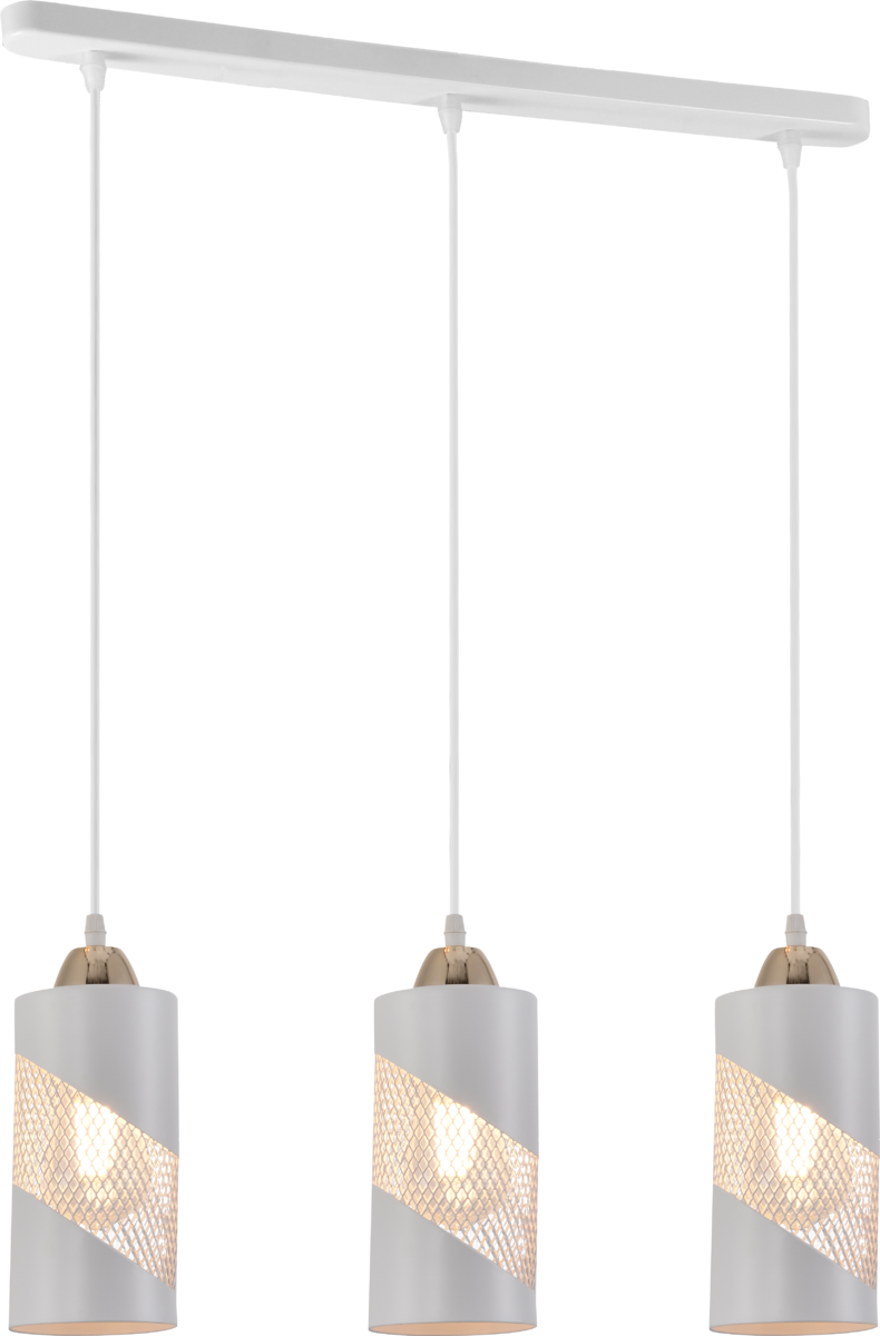 Люстра подвесная Light House SRS-19605/3 WH/FGD Белый/Золотой