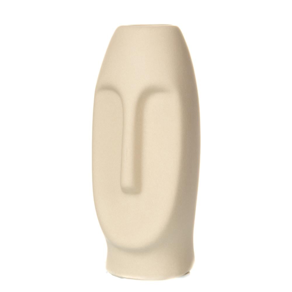 Настільна керамічна ваза Light House Поведінка 14 см Бежевий