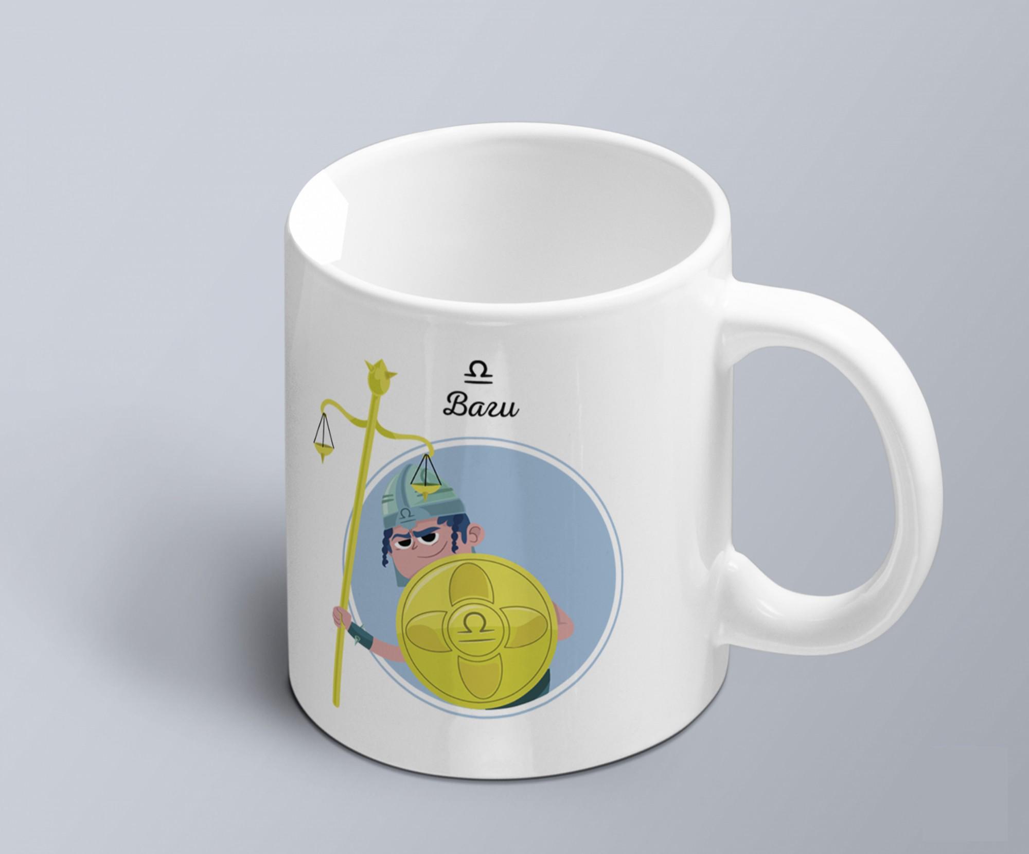 Чашка с шуточным принтом знак зодіака "Ваги" (02010104043) Чашка с шуточным принтом знак зодіака "Ваги" (02010104043)