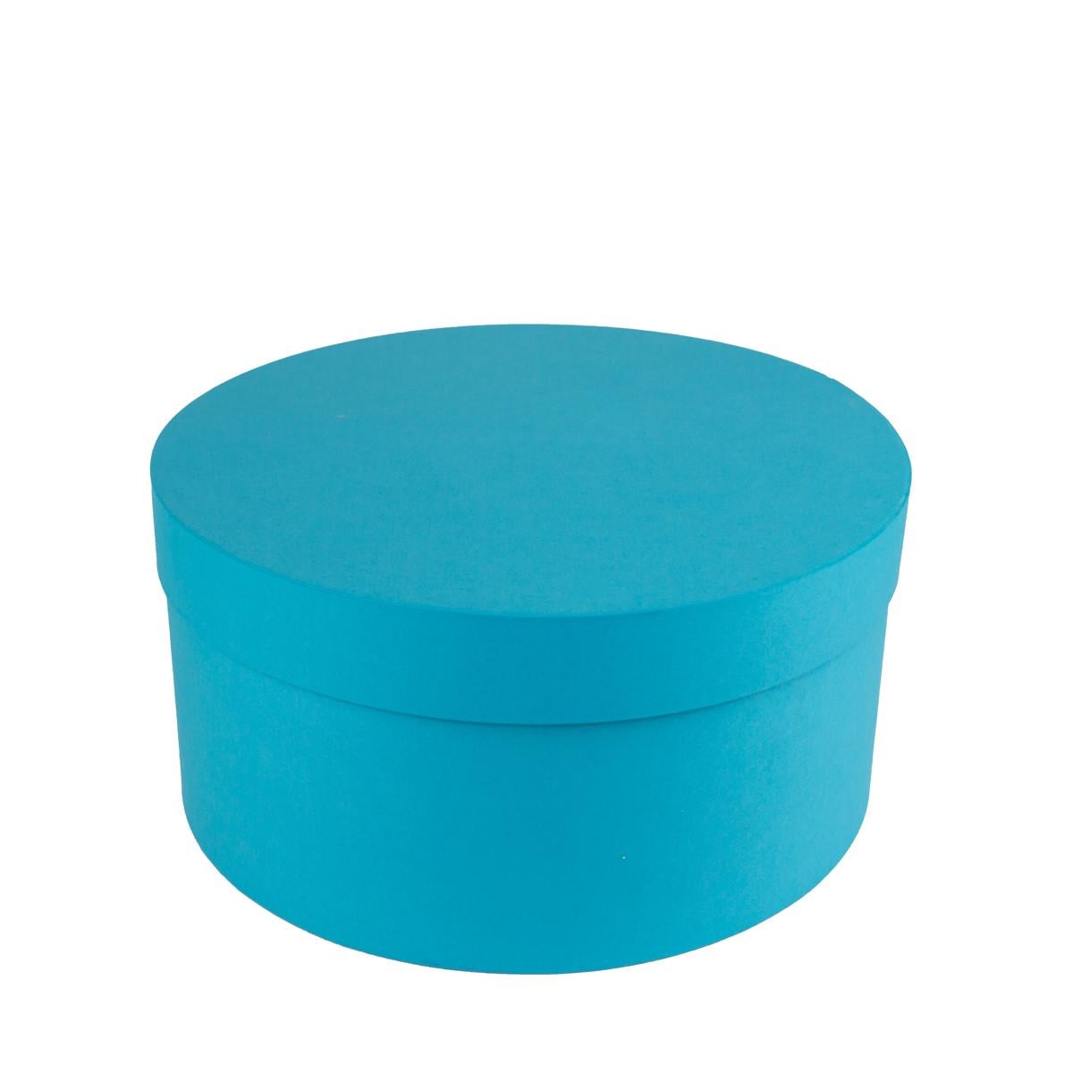Коробка Perfectbox цилиндрическая матовая 13х25х25 см Голубой (25139)
