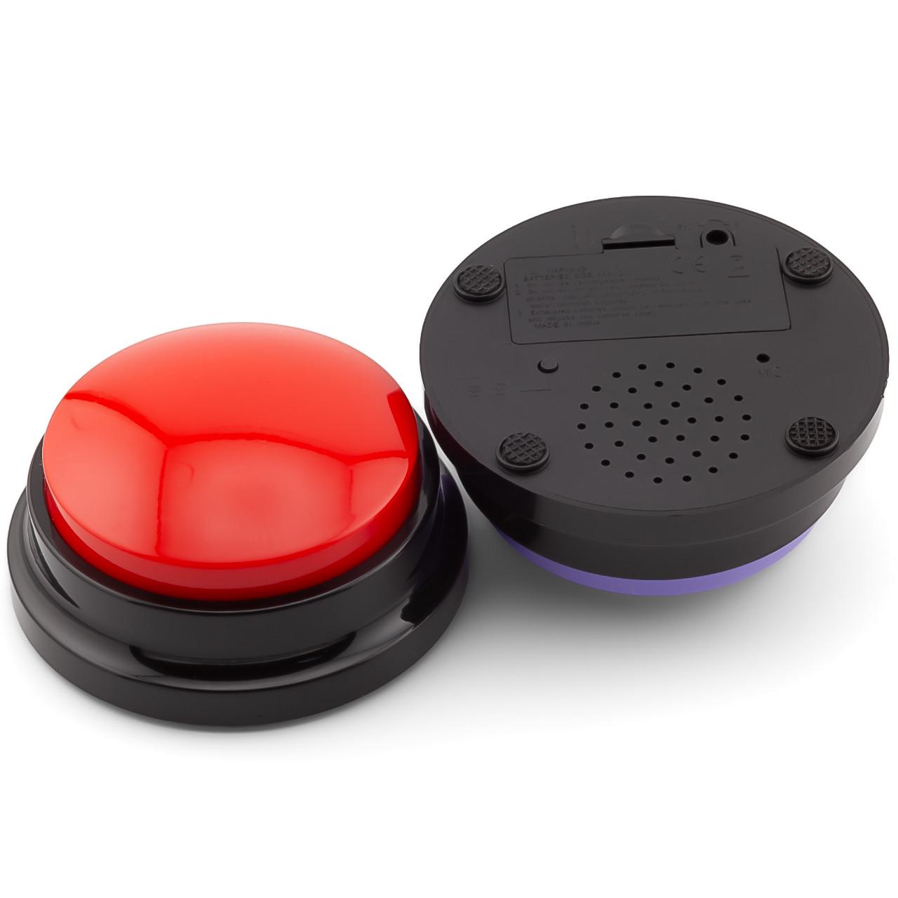 Кнопка голосовая интерактивная с функцией записи 9х4,5 см Красный (ИК9045к07) - фото 3 Кнопка голосовая интерактивная с функцией записи 9х4,5 см Красный (ИК9045к07) - фото 3