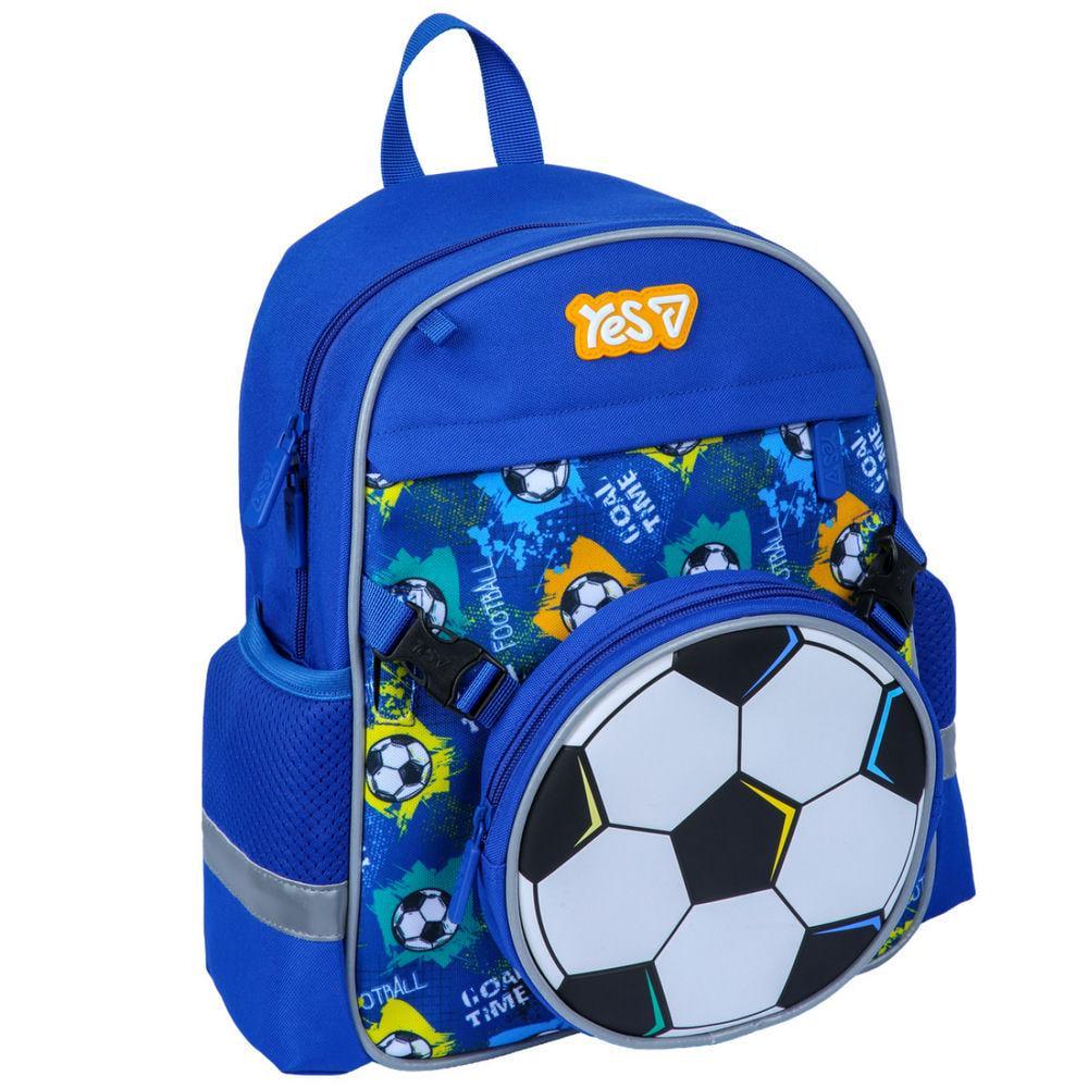 Рюкзак детский YES Ball 33x24x11,5 см 9,1л Синий (550471)
