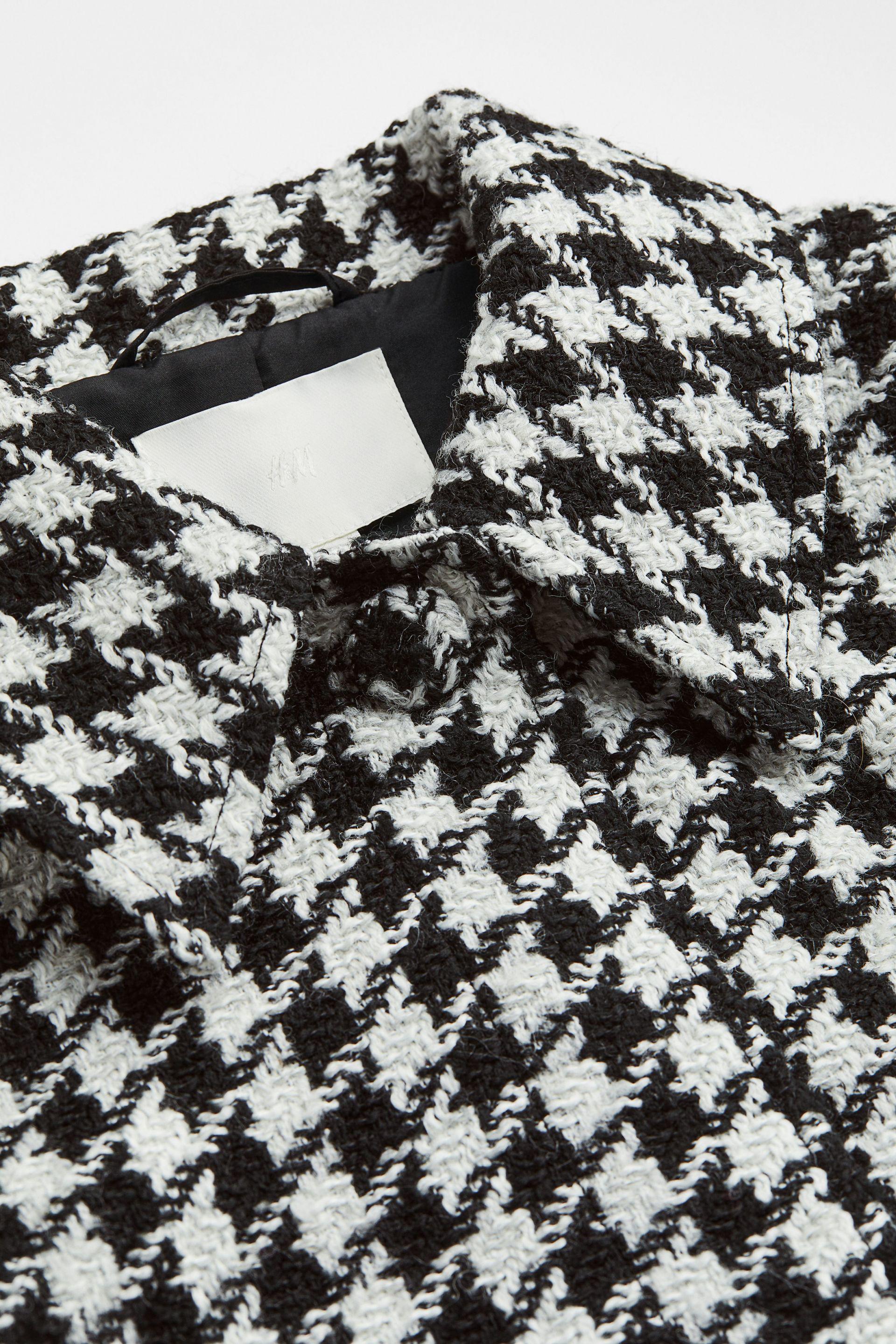 Жакет вовна бленд M Чорно-білий (1105544arl) - фото 2 Жакет вовна бленд M Чорно-білий (1105544arl) - фото 2