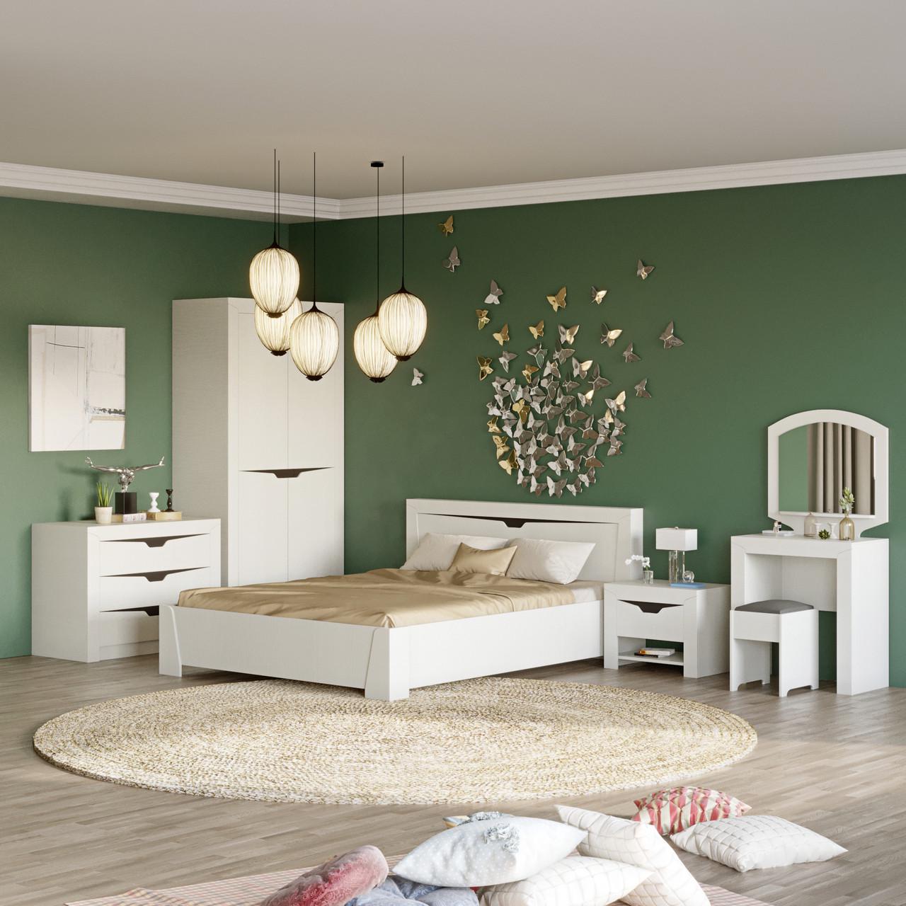 Спальня Эверест Liberty Комплект №1 6 элементов Дуб крафт белый (DTM-2437) - фото 2 Спальня Эверест Liberty Комплект №1 6 элементов Дуб крафт белый (DTM-2437) - фото 2