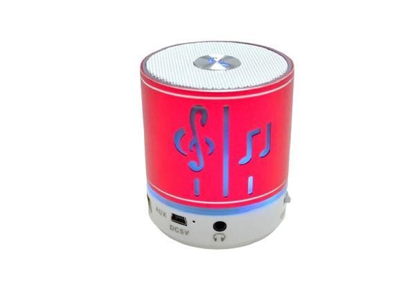 Колонка портативная XPRO KN-32 USB/SD/FM радио/Bluetooth 3 Вт Красный (lp-76980)