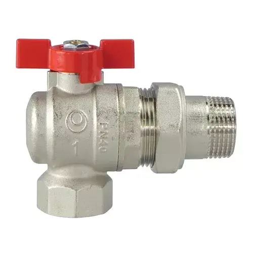 Кран с американкой IVR 1/2" ВЗ угловой латунь (196105002)