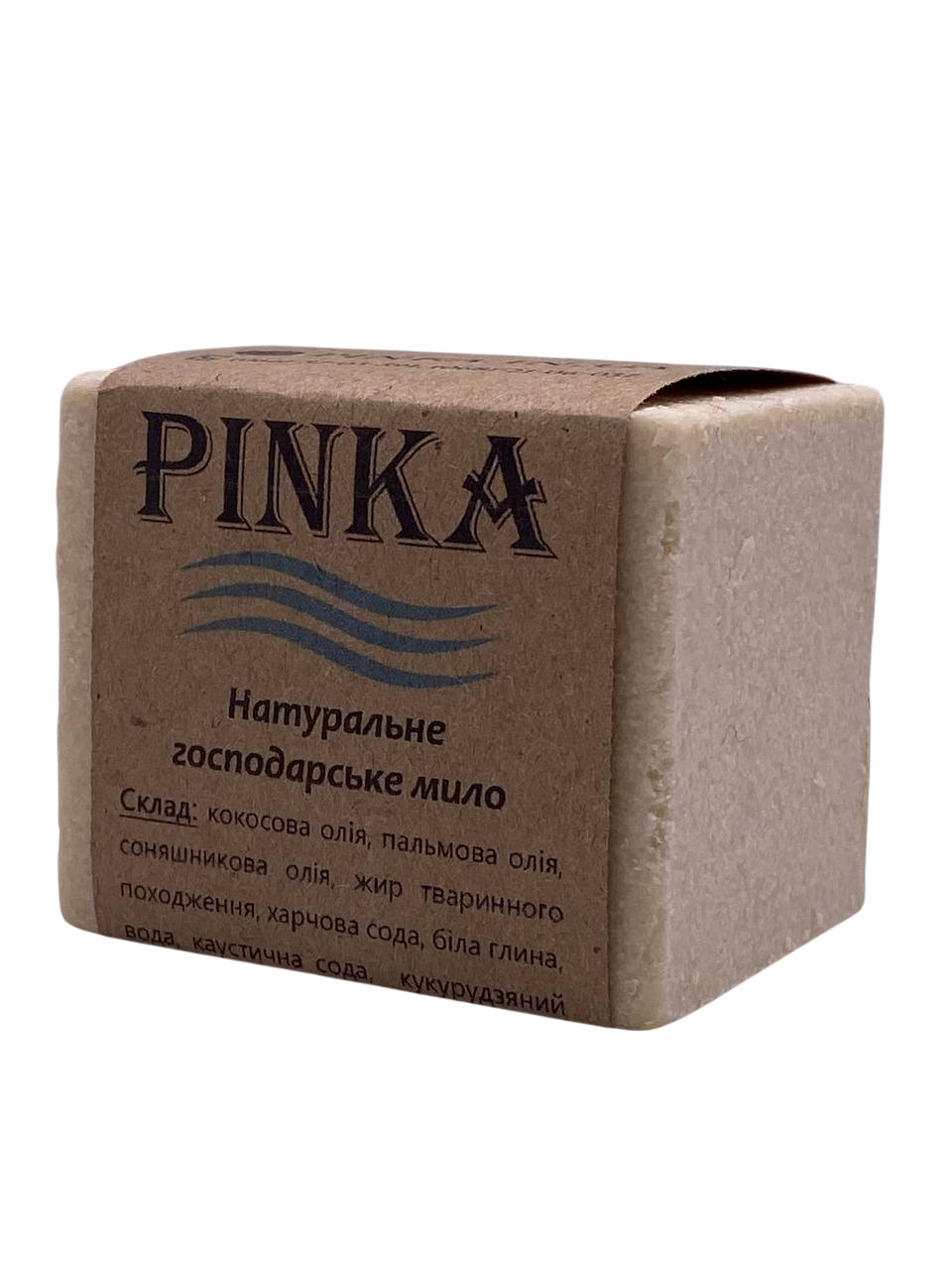 Мыло хозяйственное натуральное Pinka ручной работы 140 г (2490168685)