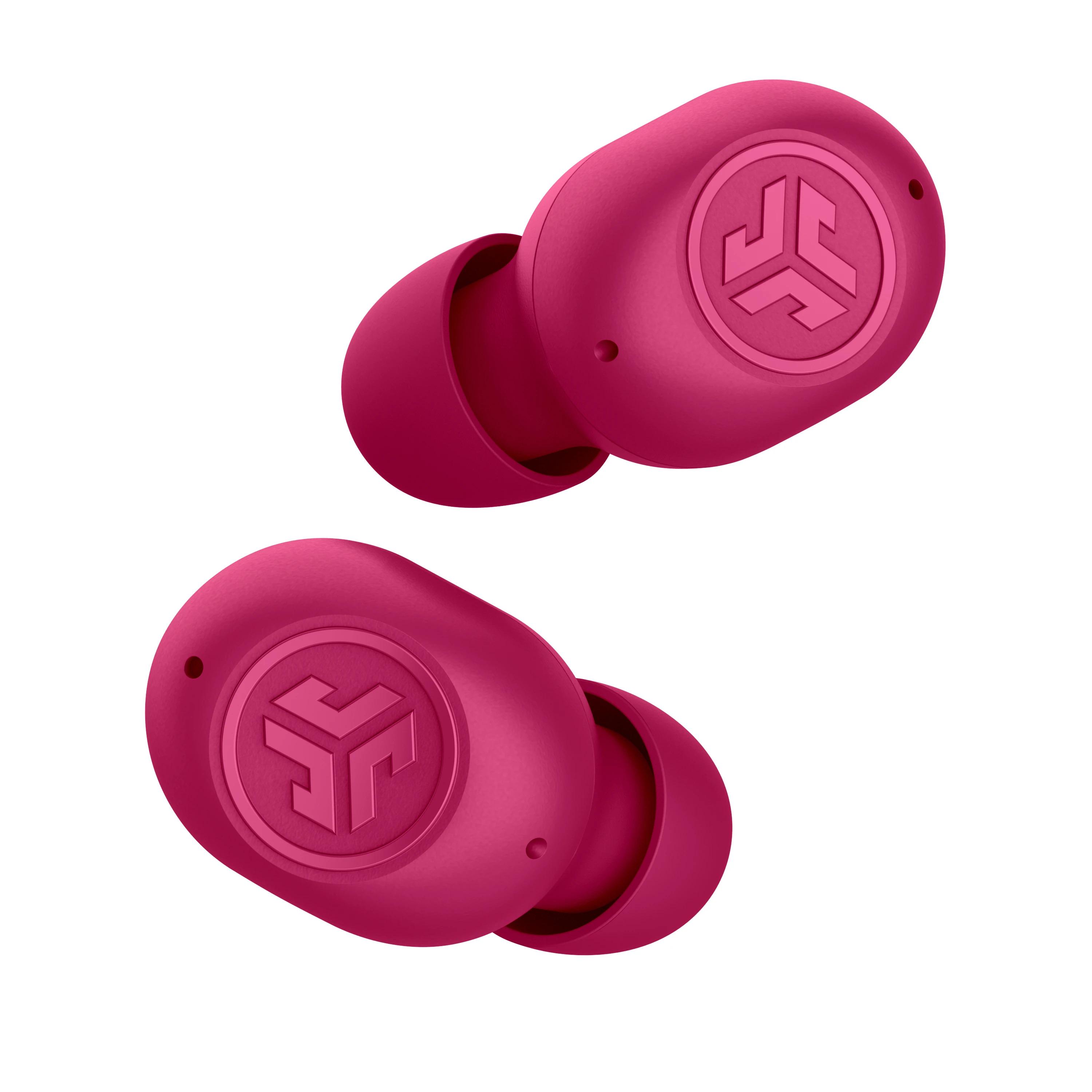 Наушники беспроводные JLab JBuds Mini Bluetooth 5.3 TWS Pink (IEUEBJBMINIRPNK124) - фото 4