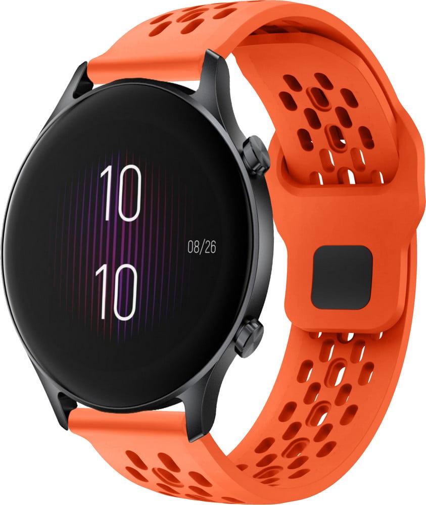 Ремешок силиконовый Liveunic для Haylou LS04 RS3 Orange (41979-2C)
