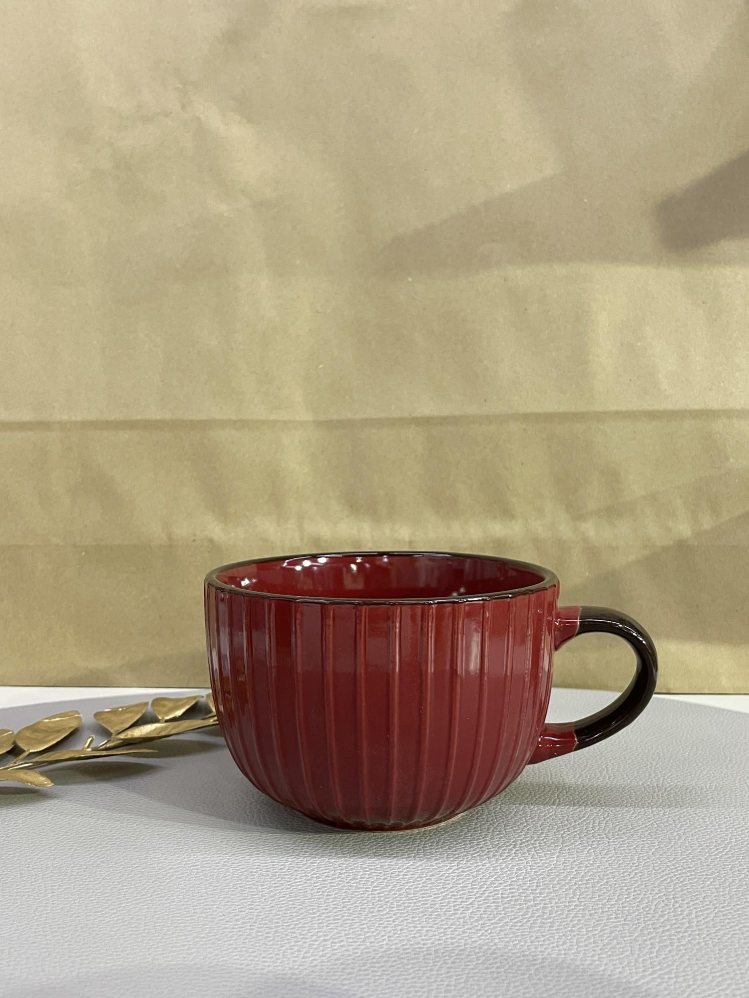 Чашка керамическая LE Jumbo Casa 500 мл Красный