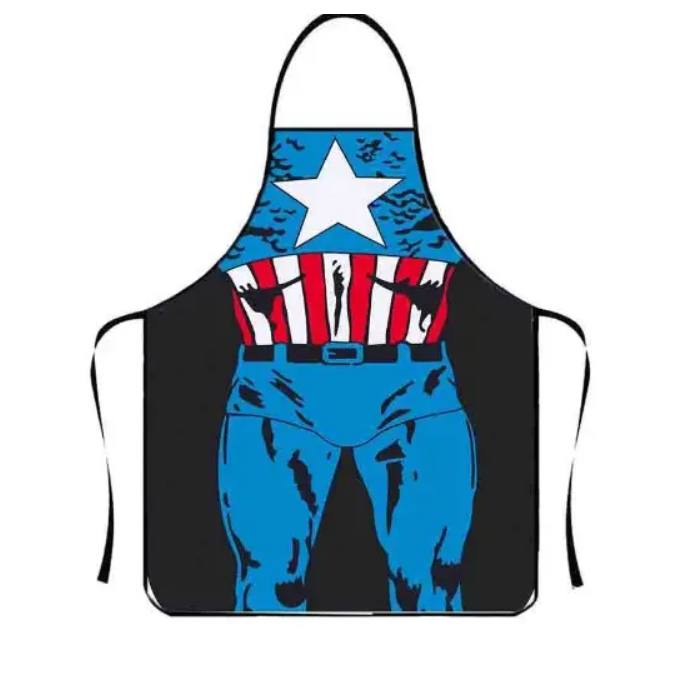 Фартук с приколом со сказочными героями 75х60 см Разноцветный (50008)