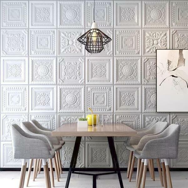 Панели 3D самоклеящиеся в ванную/кухню/гостиную/спальню или для балкона 3 шт. 70 х 70 см (M00198-1) - фото 2 Панели 3D самоклеящиеся в ванную/кухню/гостиную/спальню или для балкона 3 шт. 70 х 70 см (M00198-1) - фото 2