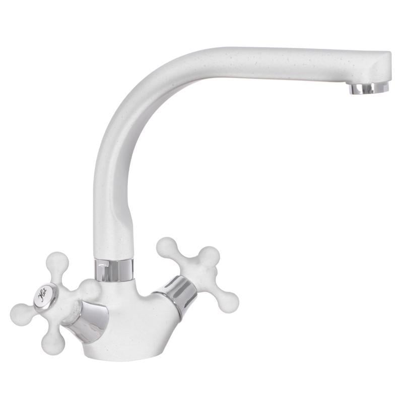 Смеситель кухонный MIXXUS Color 273 Белый (MI2760)