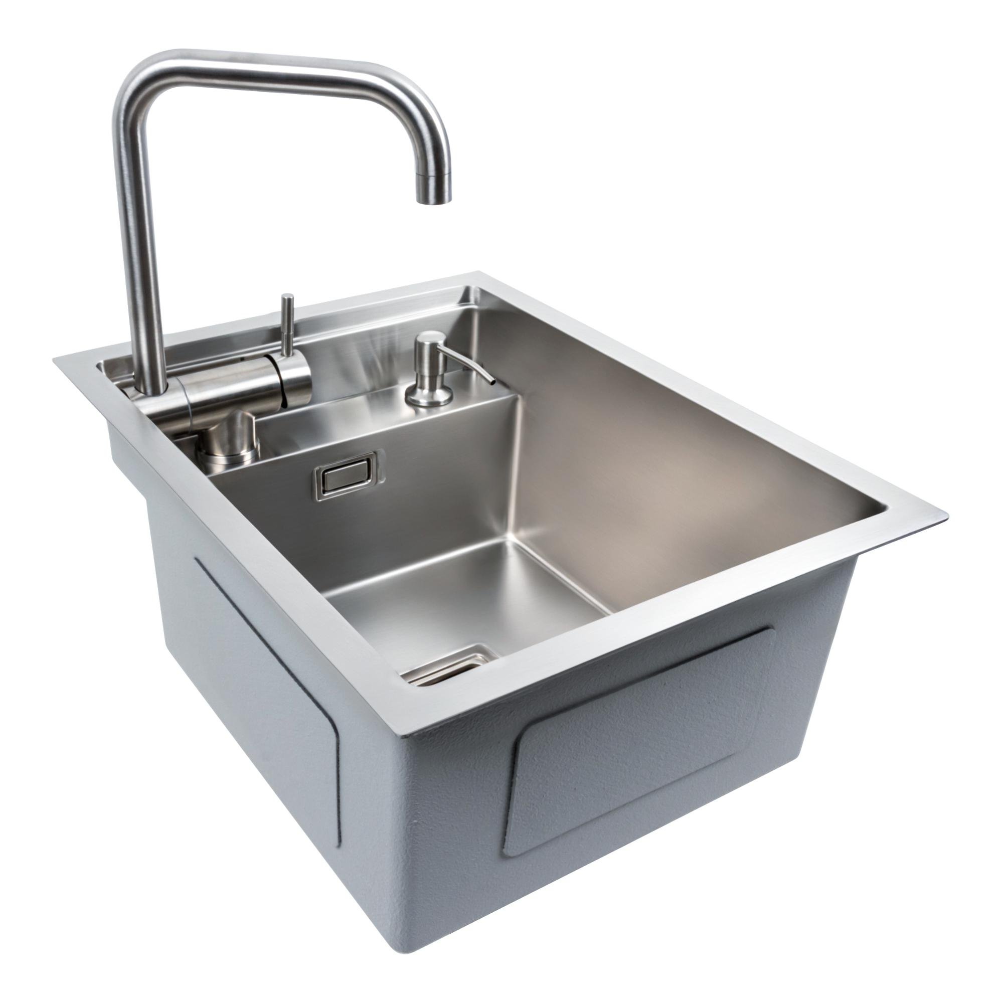 Мойка для кухни скрытая Platinum TZ 40x50 см (000041129) Мойка для кухни скрытая Platinum TZ 40x50 см (000041129)