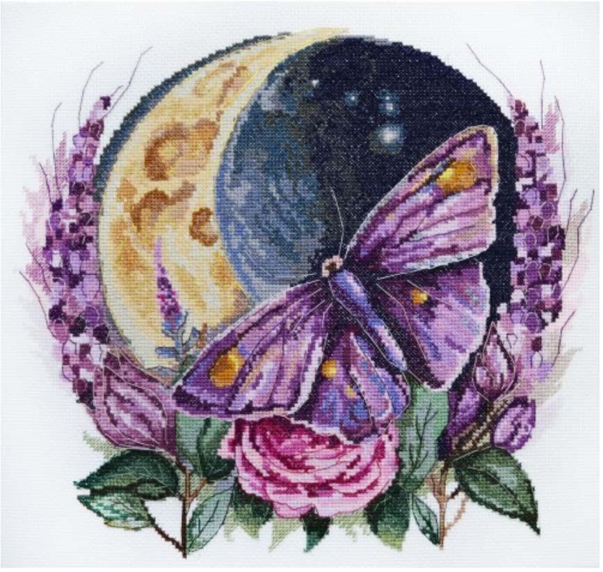 Набор для вышивания крестиком Абрис Арт Очарованная лунным сиянием (AH-224)