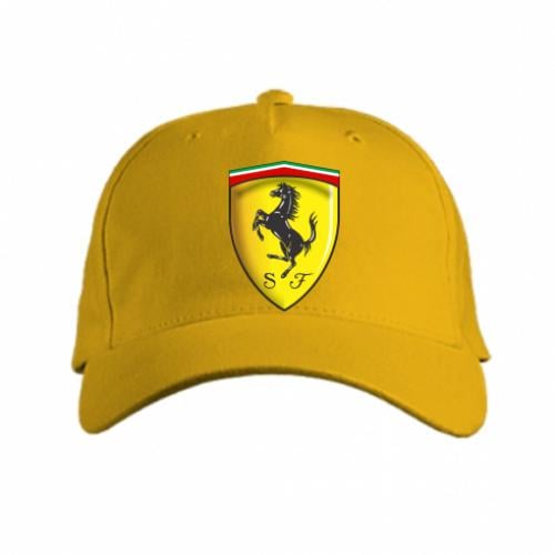 Кепка Ferrari 3D Logo Желтый (230441-6-37476)