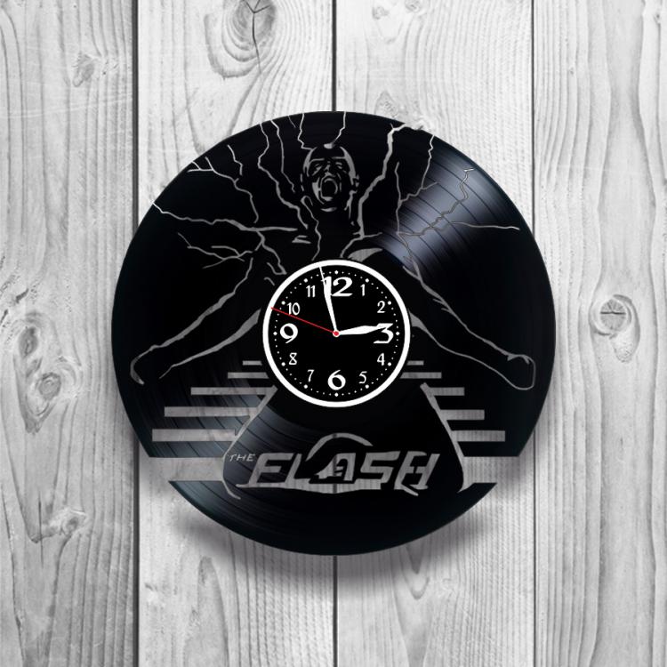 Часы настенные Flash 0364 из виниловой пластинки