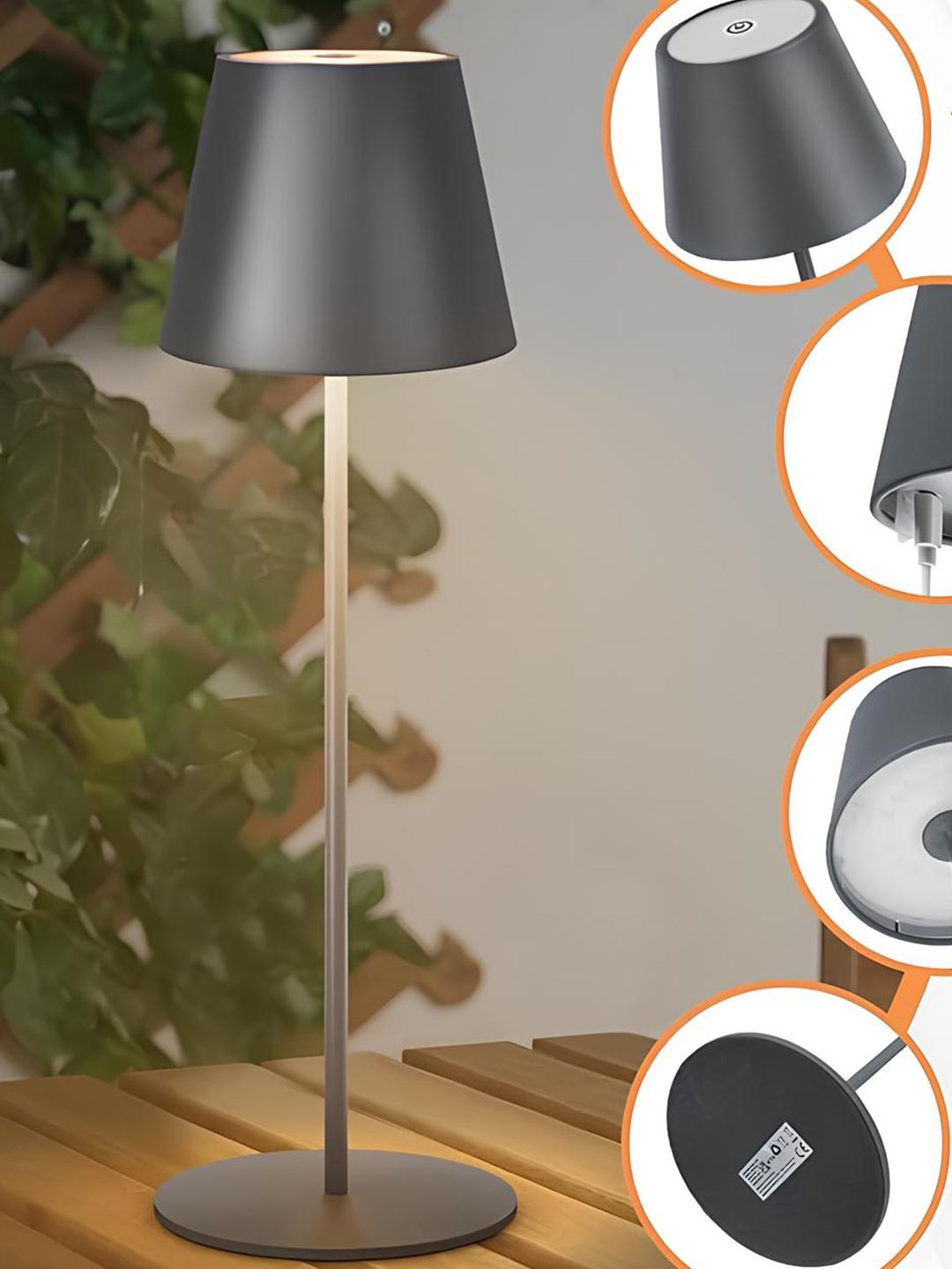 Лампа настільна Foyu для дому/ресторану/саду та балкона FO-108 Чорний (00e0653b) - фото 4