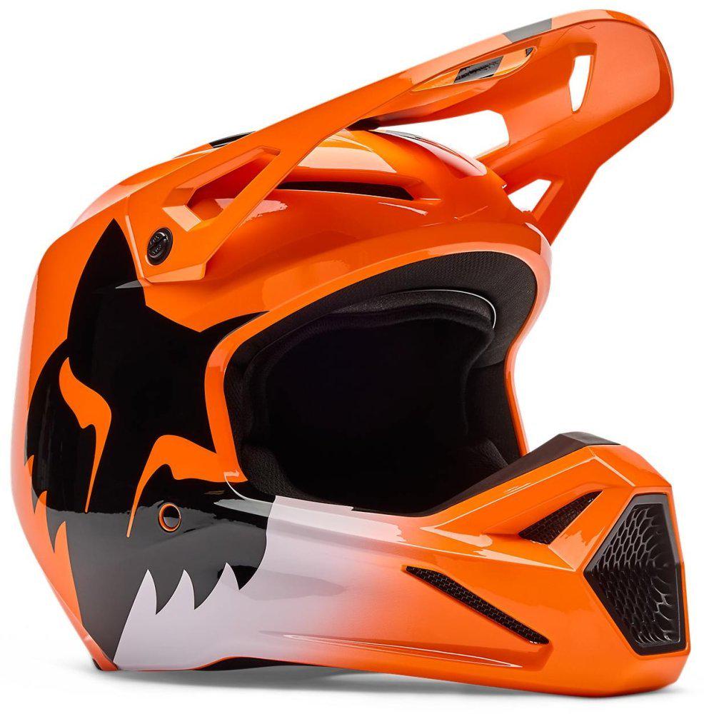 Мотошлем Fox V1 Helmet SHIELD 2XL Flo Orange (51492)