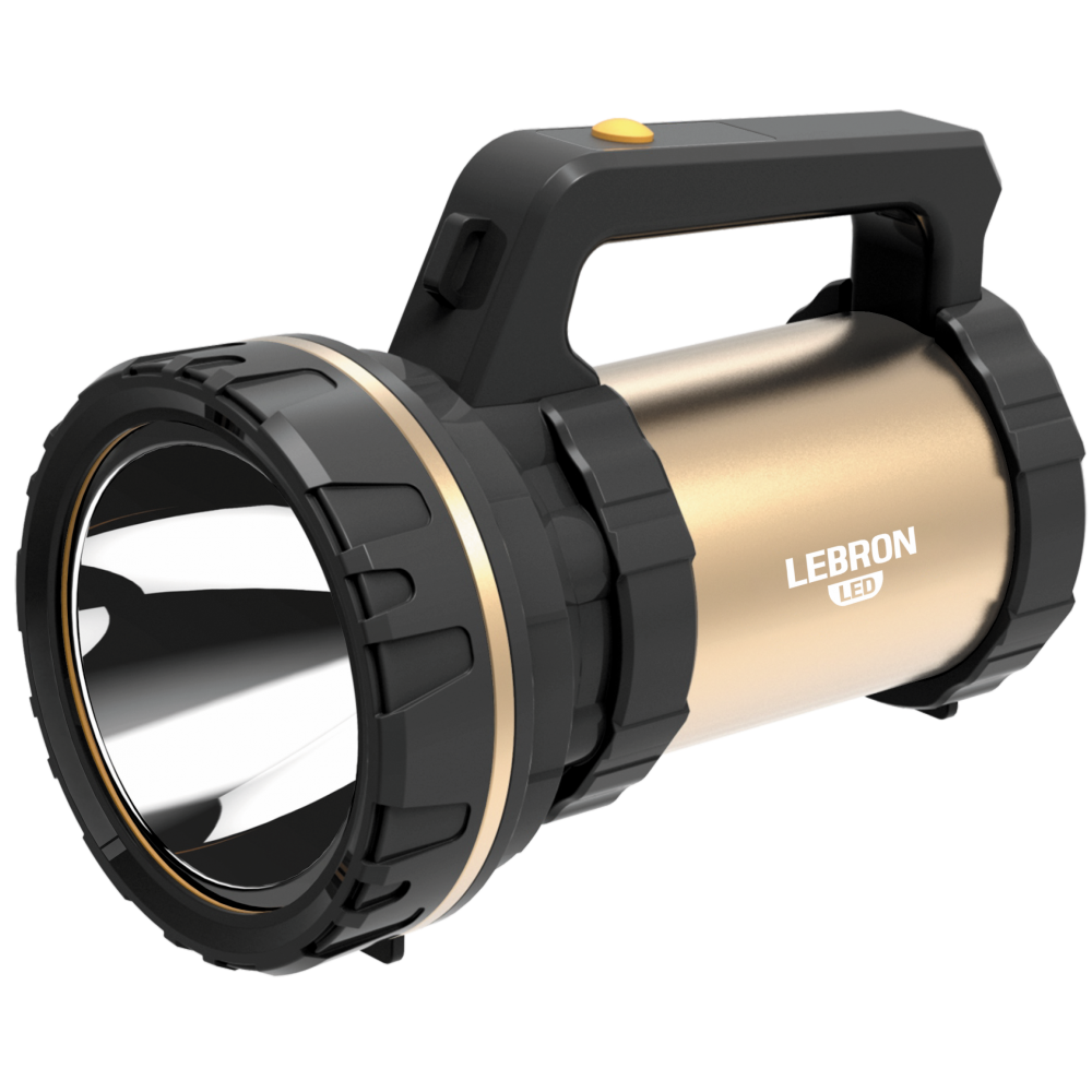 LED-фонарик прожекторный аккумуляторный Lebron L-HL-85 ABS/Al Li-Ion переносной 6,8W 6000 mAh (28687963)