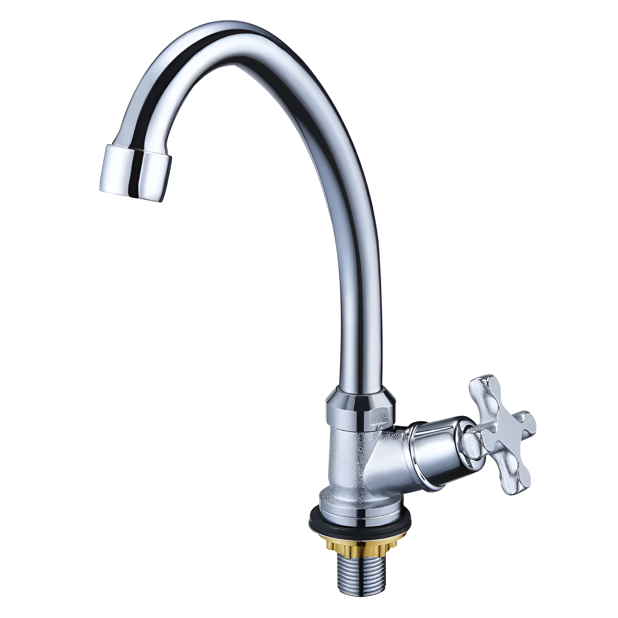 Монокран для раковины Wezer JIK14-102 Хром (24582774)