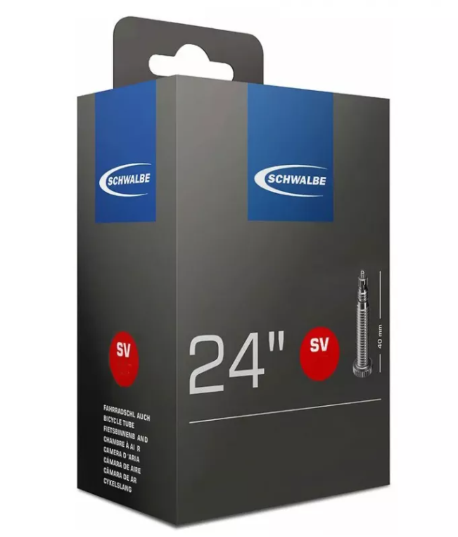 Велокамера Schwalbe 20/28-540/541 SV9A EK 40 мм 24"x1,1" (TUB-32-06)