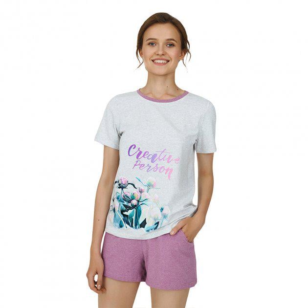 Комплект домашний женский Ellen M Серый (LPK 2070/03/01)