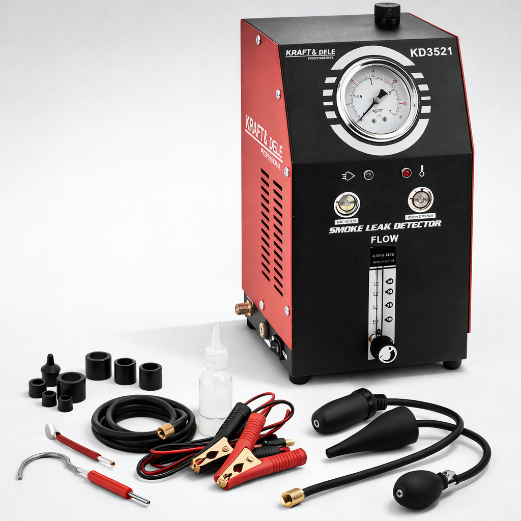 Генератор диму для авто KRAFT&DELE KD3521 12V систем 9 л/хв 30 мл для виявлення витоків у системах EVA Генератор диму для авто KRAFT&DELE KD3521 12V систем 9 л/хв 30 мл для виявлення витоків у системах EVA