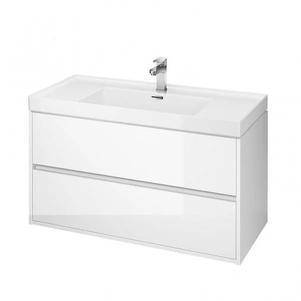 Тумба подвесная Cersanit Crea 100 см под умывальник Cersanit Crea 100 см Белый