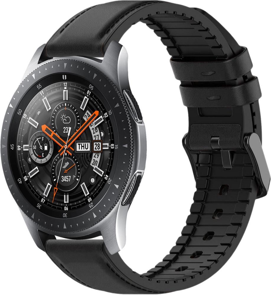 Ремешок кожаный Tamyx для Galaxy Watch 42 мм Black (31582-2B)